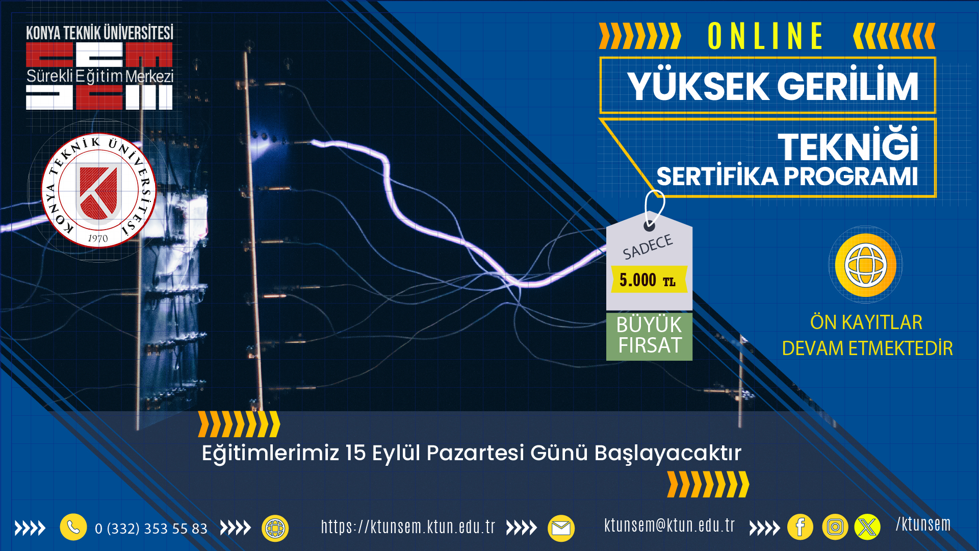 Online Yüksek Gerilim Tekniği Sertifika Programı